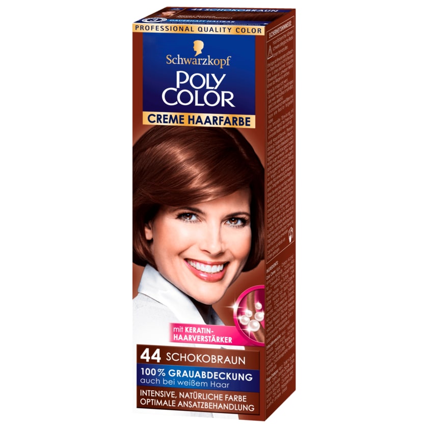 Schwarzkopf Poly Color Creme-Haarfarbe 44 schokobraun 73ml